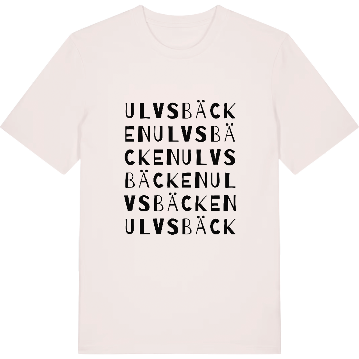 Ulvsbäcken ordlek t-shirt – t-shirt från PinShirt