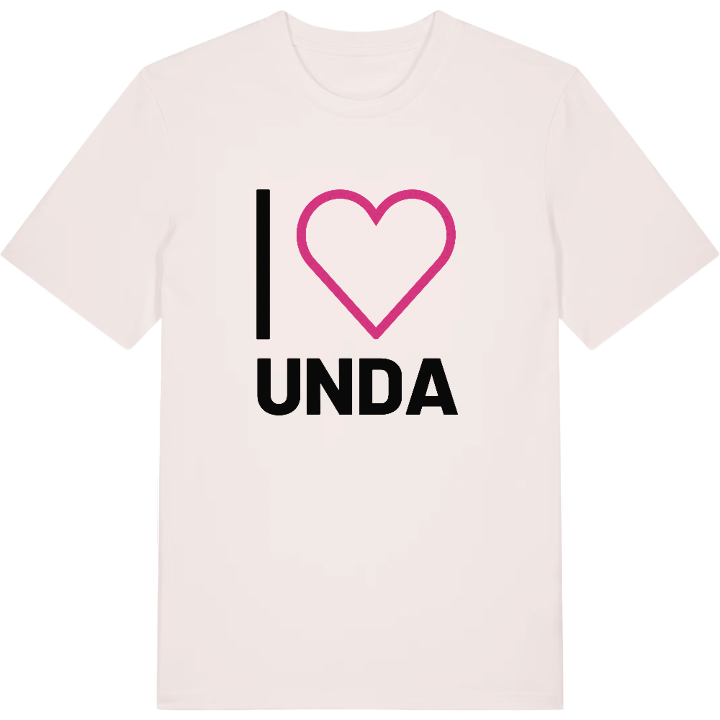 Jag älskar Unda t-shirt stort tryck – t-shirt från PinShirt