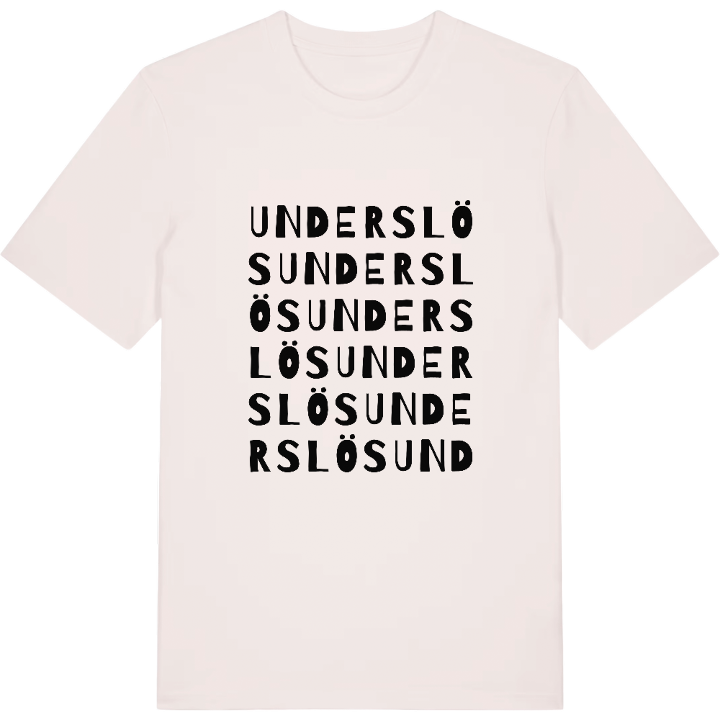 Underslös ordlek t-shirt – t-shirt från PinShirt