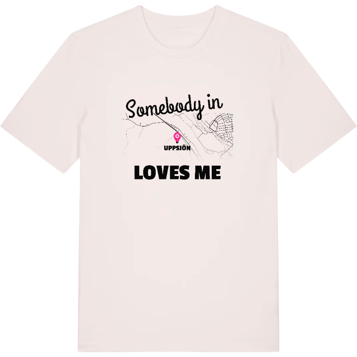 Någon i Uppsjön älskar mig t-shirt – t-shirt från PinShirt