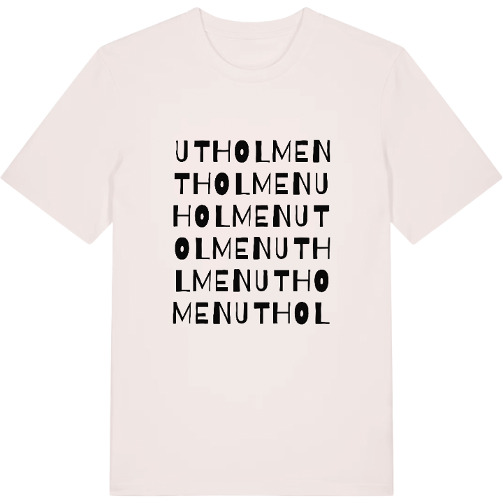 Utholmen ordlek t-shirt – t-shirt från PinShirt