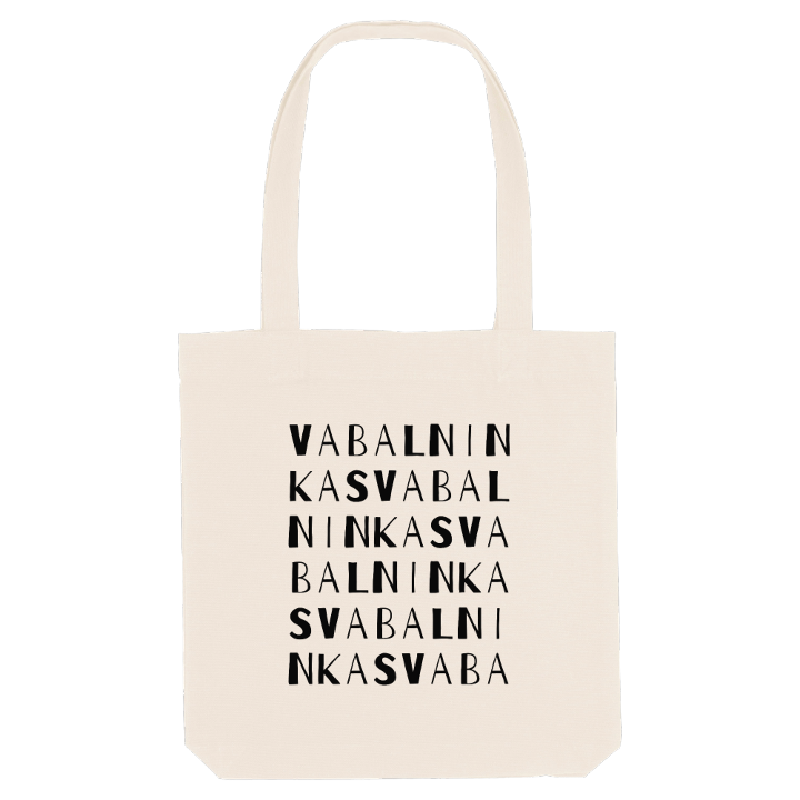 Vabalninkas ordlek tygkasse – tygkasse från PinShirt