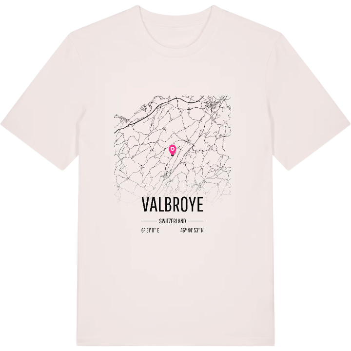 Valbroye karta t-shirt – t-shirt från PinShirt