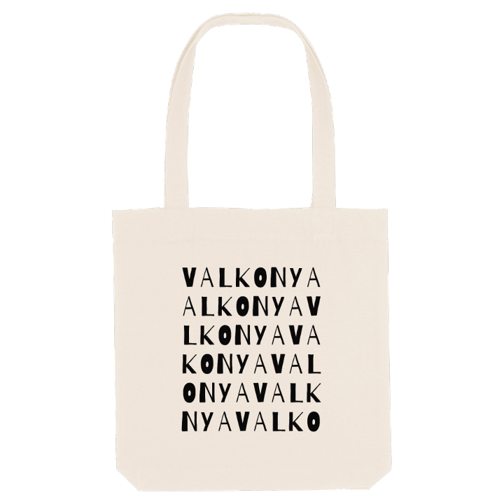 Valkonya ordlek tygkasse – tygkasse från PinShirt