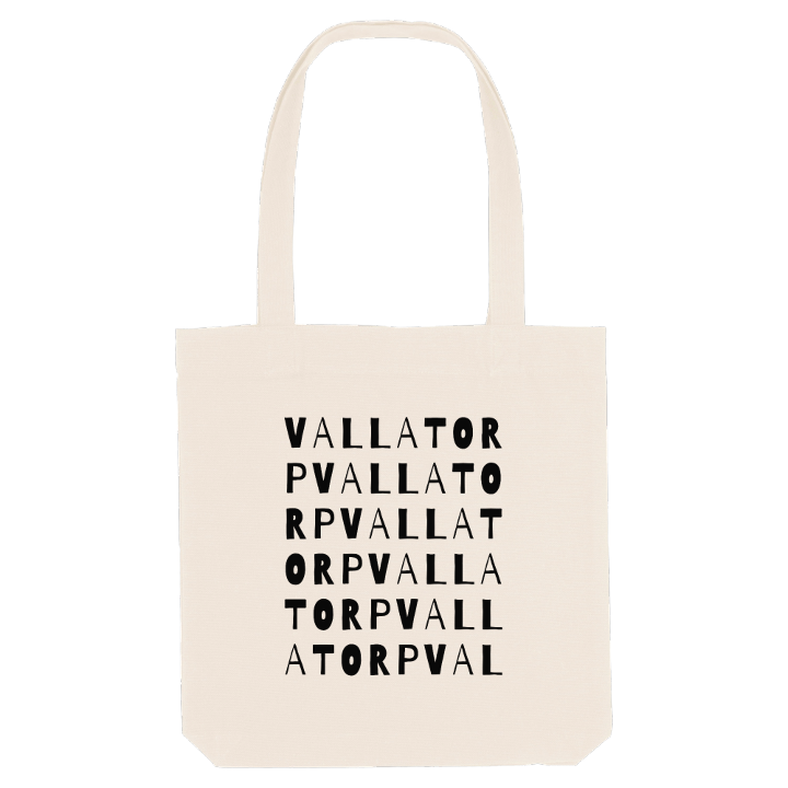 Vallatorp ordlek tygkasse – tygkasse från PinShirt