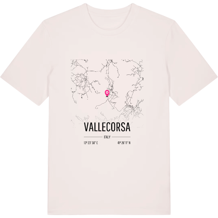 Vallecorsa karta t-shirt – t-shirt från PinShirt