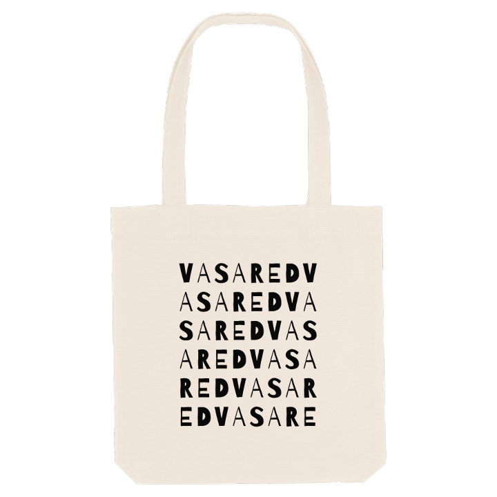 Vasared ordlek tygkasse – tygkasse från PinShirt