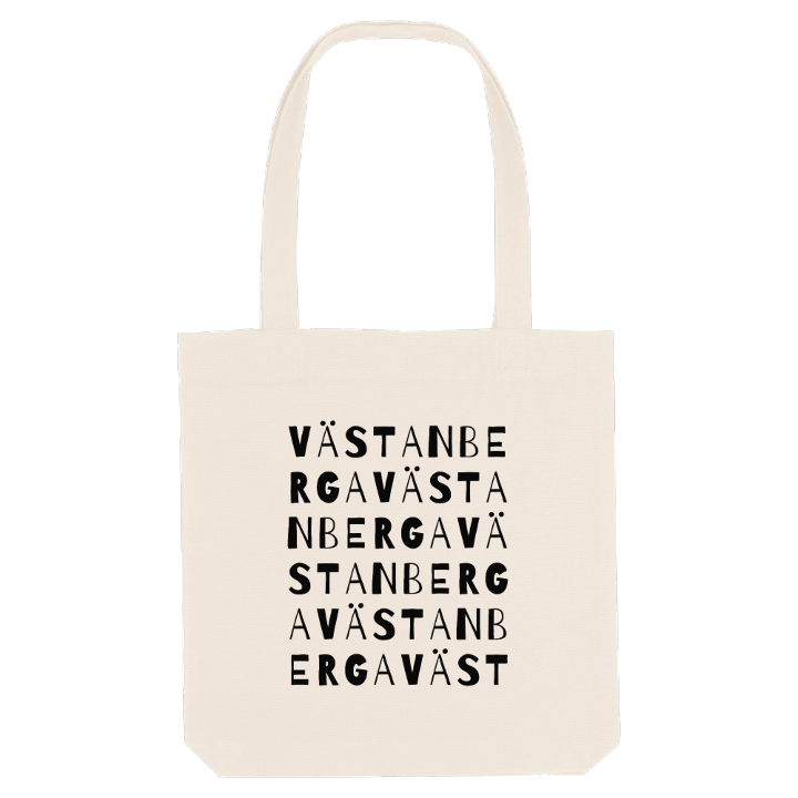 Västanberga ordlek tygkasse – tygkasse från PinShirt