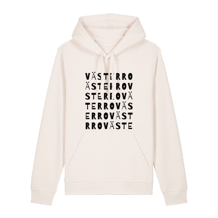 Västerro ordlek hoodie – hoodie från PinShirt