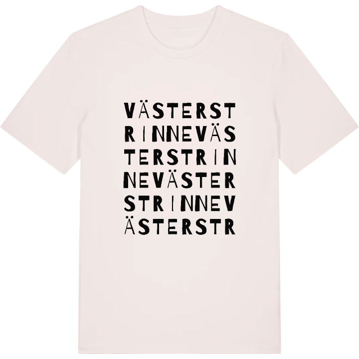 Västerstrinne ordlek t-shirt – t-shirt från PinShirt
