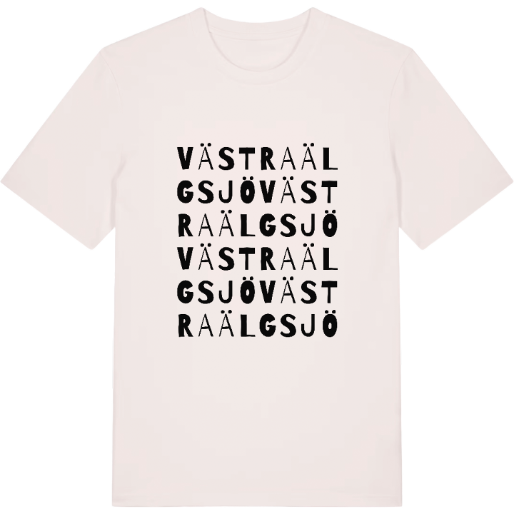 Västra Älgsjö ordlek t-shirt – t-shirt från PinShirt