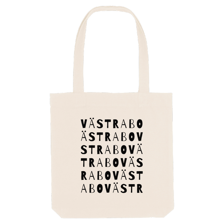 Västrabo ordlek tygkasse – tygkasse från PinShirt