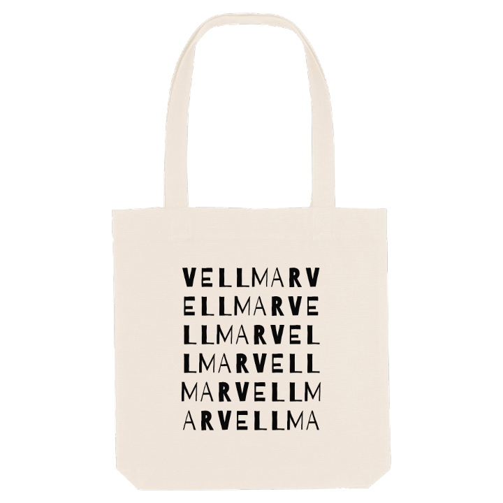 Vellmar ordlek tygkasse – tygkasse från PinShirt