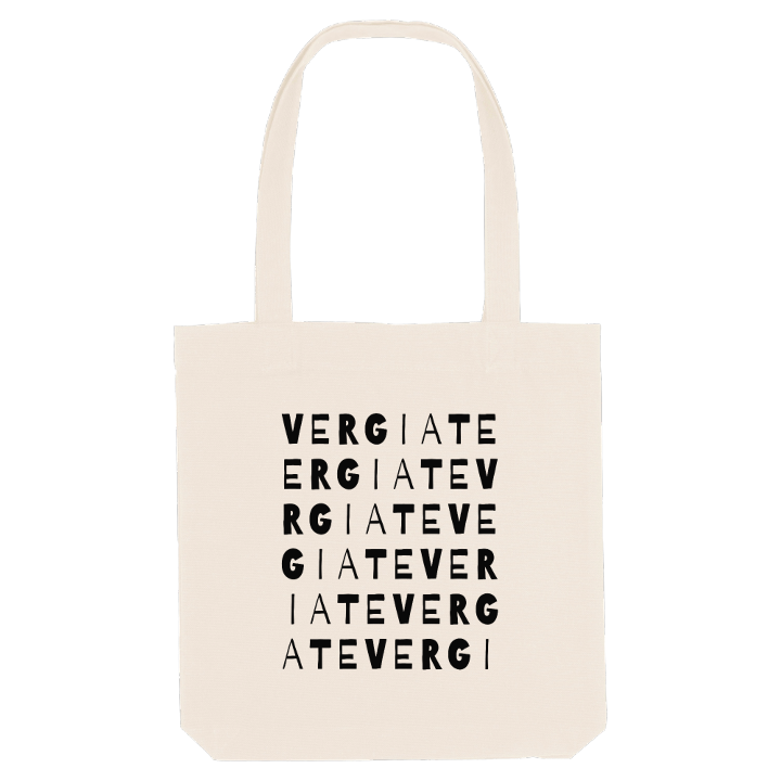 Vergiate ordlek tygkasse – tygkasse från PinShirt