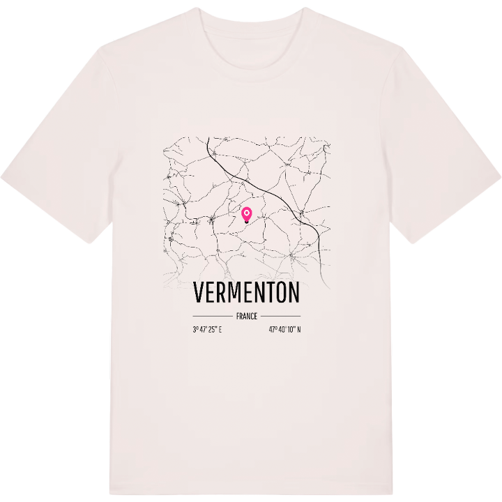 Vermenton karta t-shirt – t-shirt från PinShirt