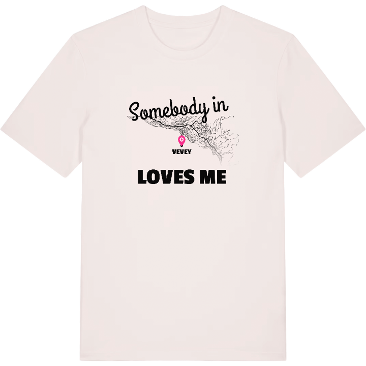 Någon i Vevey älskar mig t-shirt – t-shirt från PinShirt
