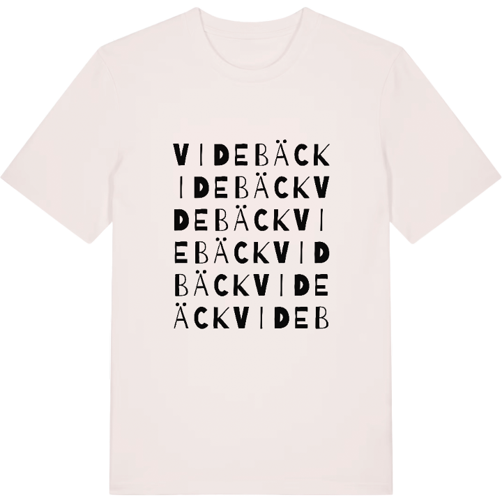 Videbäck ordlek t-shirt – t-shirt från PinShirt