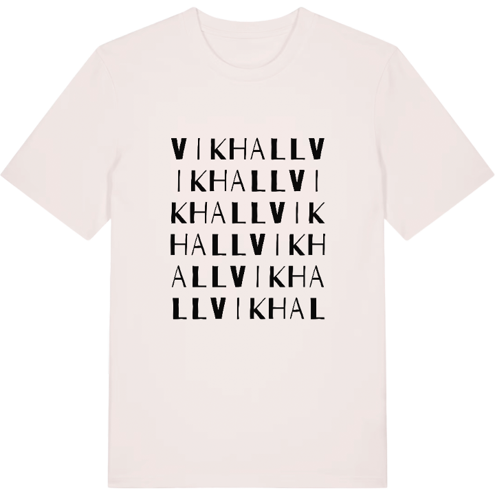 Vikhall ordlek t-shirt – t-shirt från PinShirt