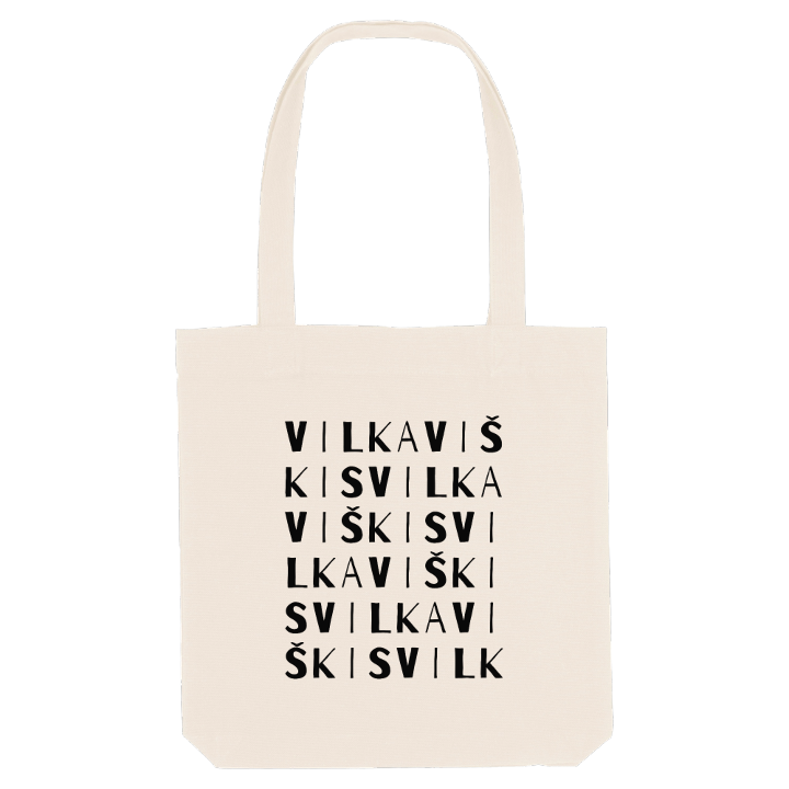 Vilkaviškis ordlek tygkasse – tygkasse från PinShirt