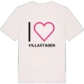 Jag älskar Villastaden t-shirt stort tryck
