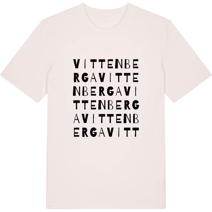 Vittenberga ordlek t-shirt – t-shirt från PinShirt