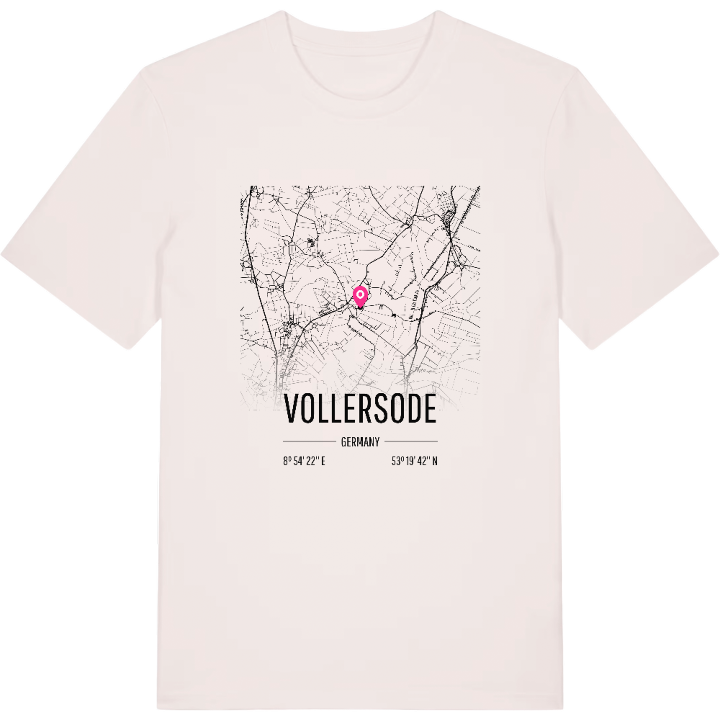 Vollersode karta t-shirt – t-shirt från PinShirt