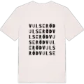 Vulseröd ordlek t-shirt