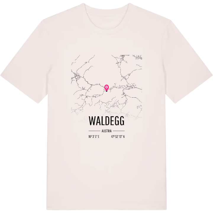 Waldegg karta t-shirt – t-shirt från PinShirt