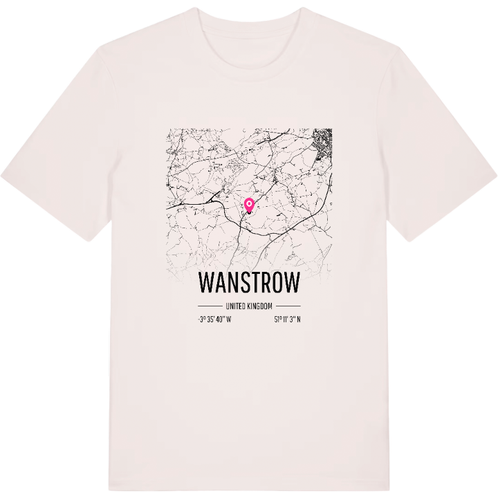 Wanstrow karta t-shirt – t-shirt från PinShirt