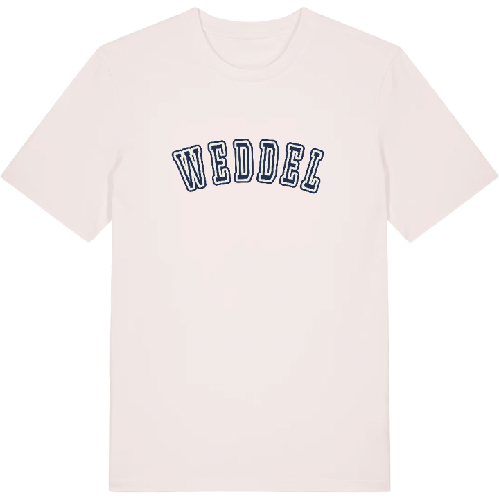 Weddel college t-shirt – t-shirt från PinShirt