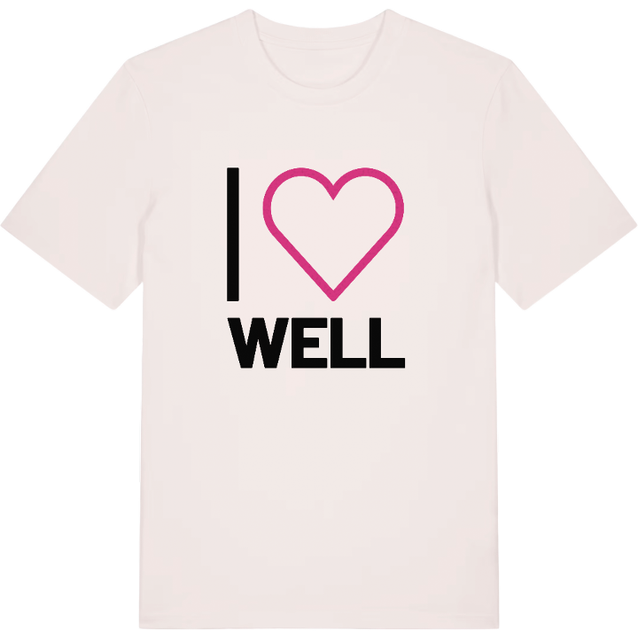 Jag älskar Well t-shirt stort tryck – t-shirt från PinShirt