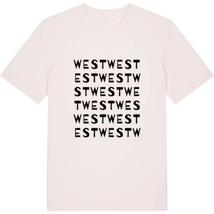 West ordlek t-shirt – t-shirt från PinShirt