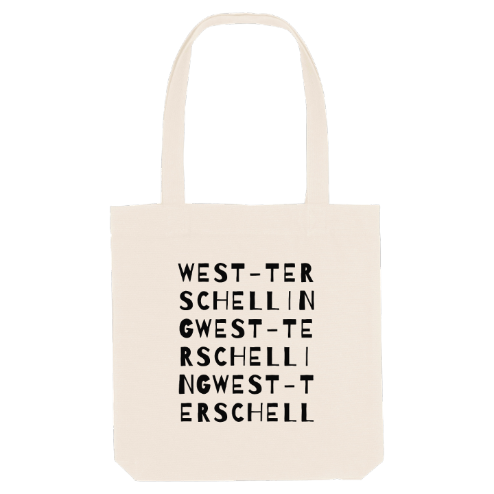 West-Terschelling ordlek tygkasse – tygkasse från PinShirt