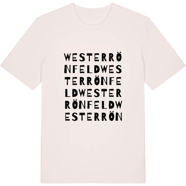 Westerrönfeld ordlek t-shirt – t-shirt från PinShirt