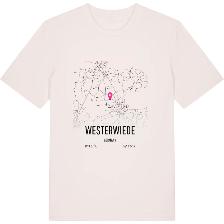 Westerwiede karta t-shirt – t-shirt från PinShirt