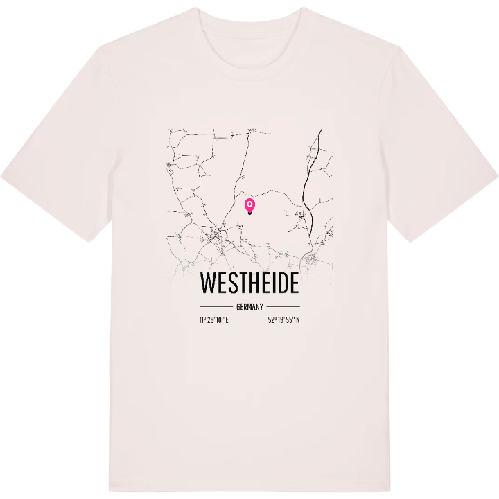 Westheide karta t-shirt – t-shirt från PinShirt