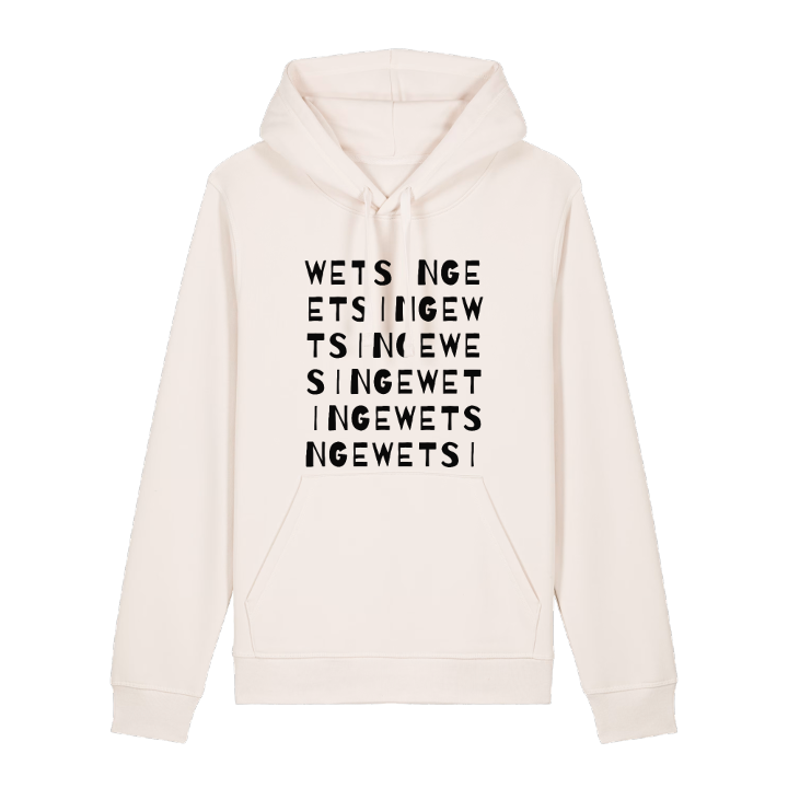 Wetsinge ordlek hoodie – hoodie från PinShirt
