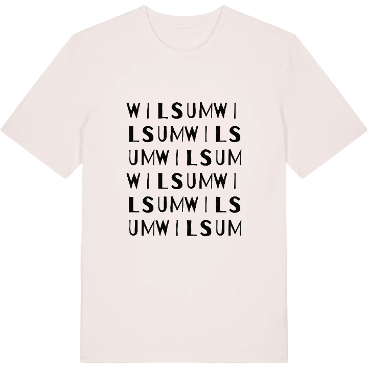 Wilsum ordlek t-shirt – t-shirt från PinShirt