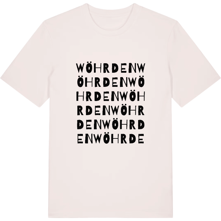 Wöhrden ordlek t-shirt – t-shirt från PinShirt
