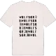 Wolfsgrün ordlek t-shirt