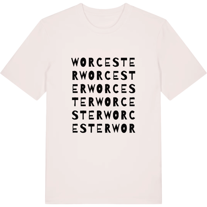 Worcester ordlek t-shirt – t-shirt från PinShirt