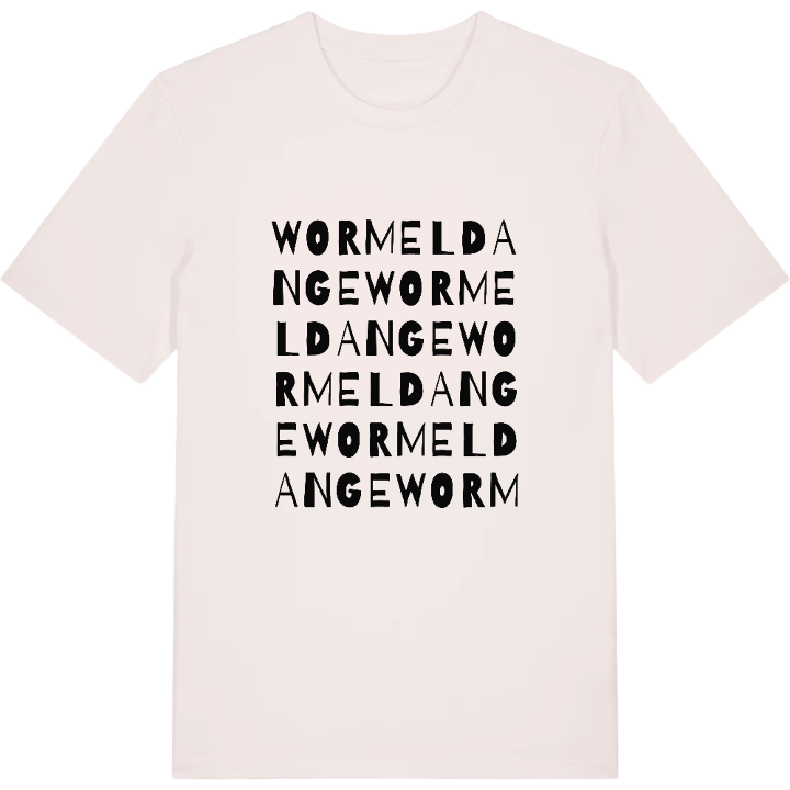 Wormeldange ordlek t-shirt – t-shirt från PinShirt
