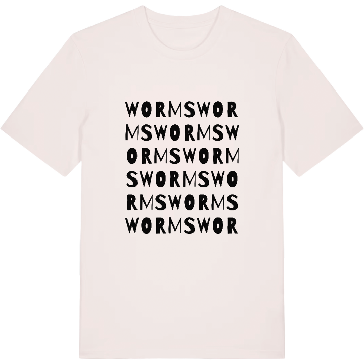 Worms ordlek t-shirt – t-shirt från PinShirt
