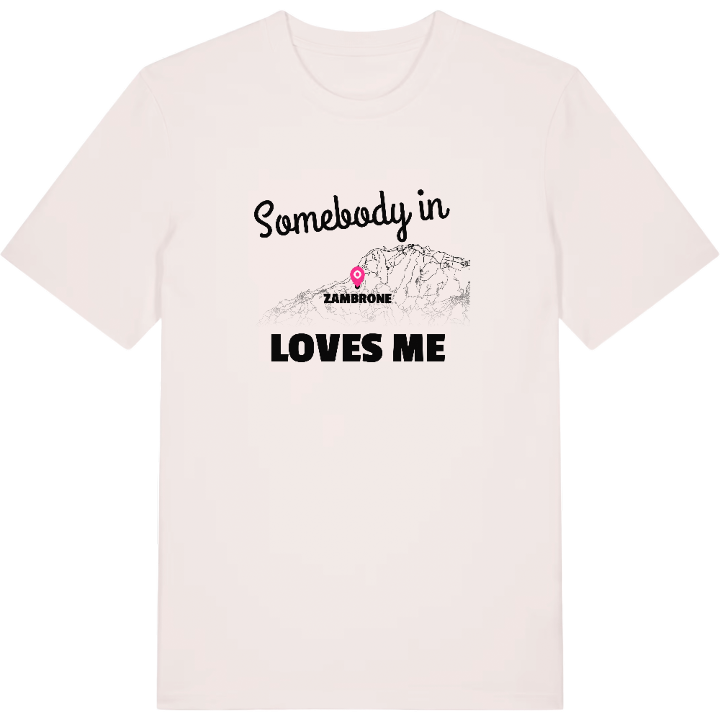 Någon i Zambrone älskar mig t-shirt – t-shirt från PinShirt