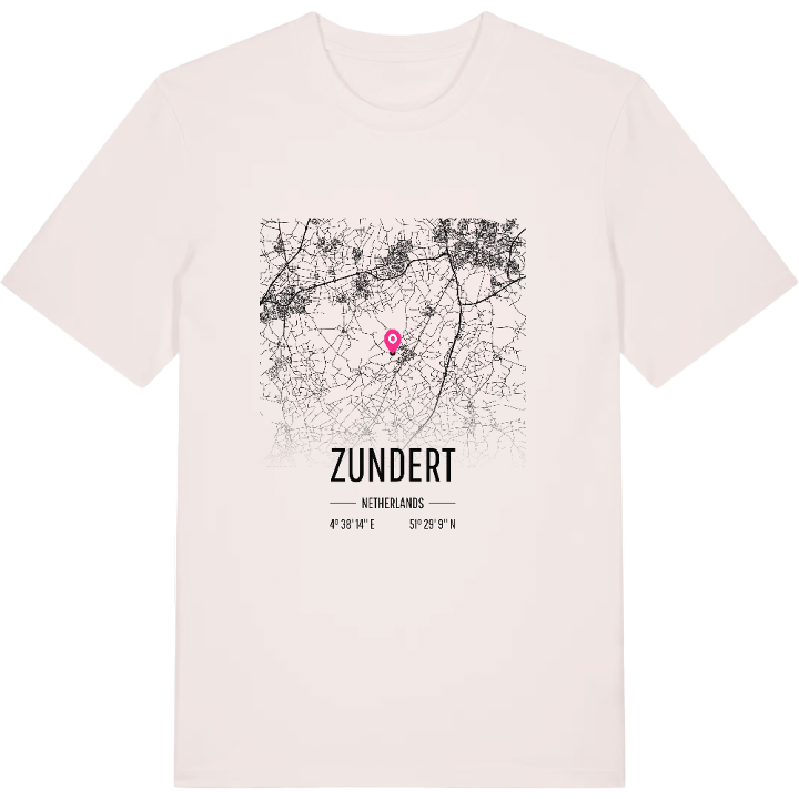Zundert karta t-shirt – t-shirt från PinShirt